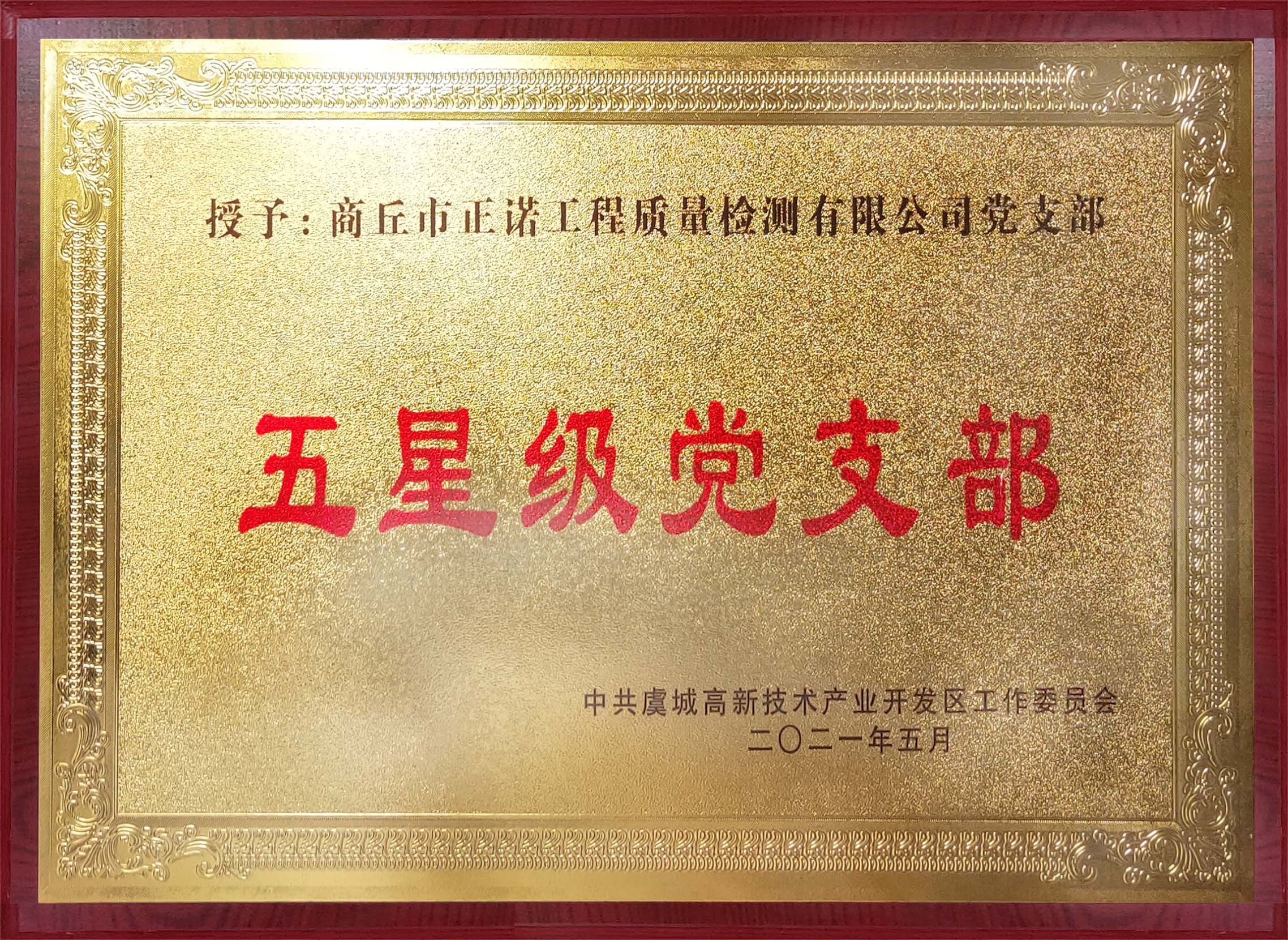 五星级党支部